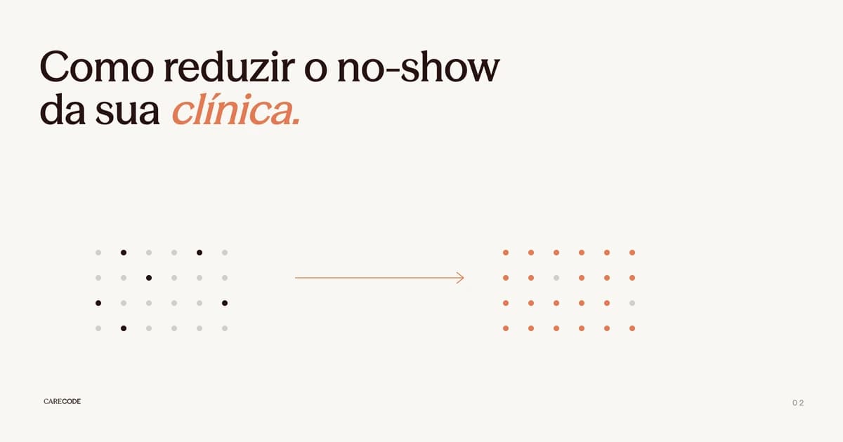 Como reduzir o no-show da clínica em 2026